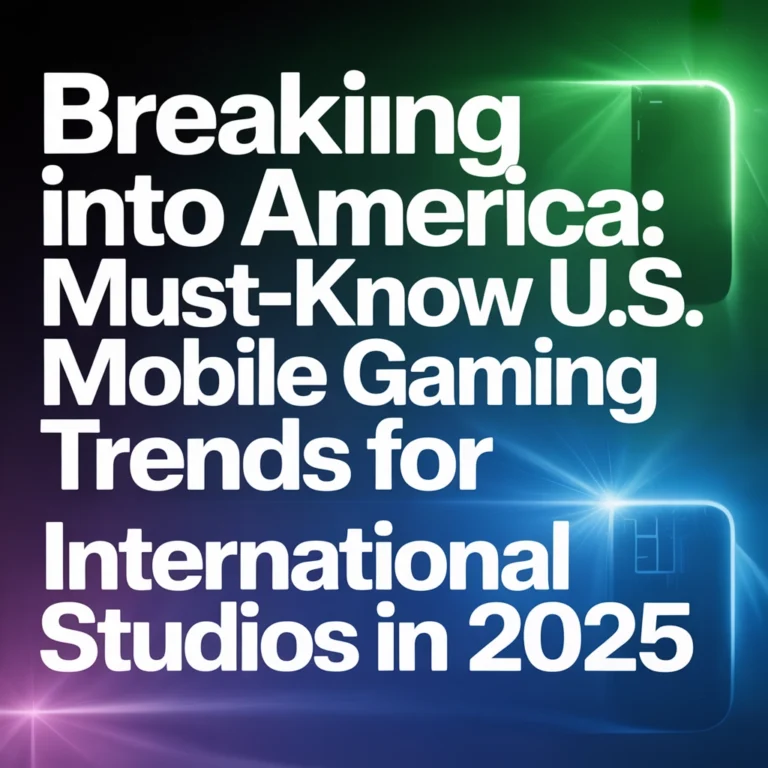 Breaking Into America: Must-Know U.S. Mobile Gaming Trends for International Studios in 2025