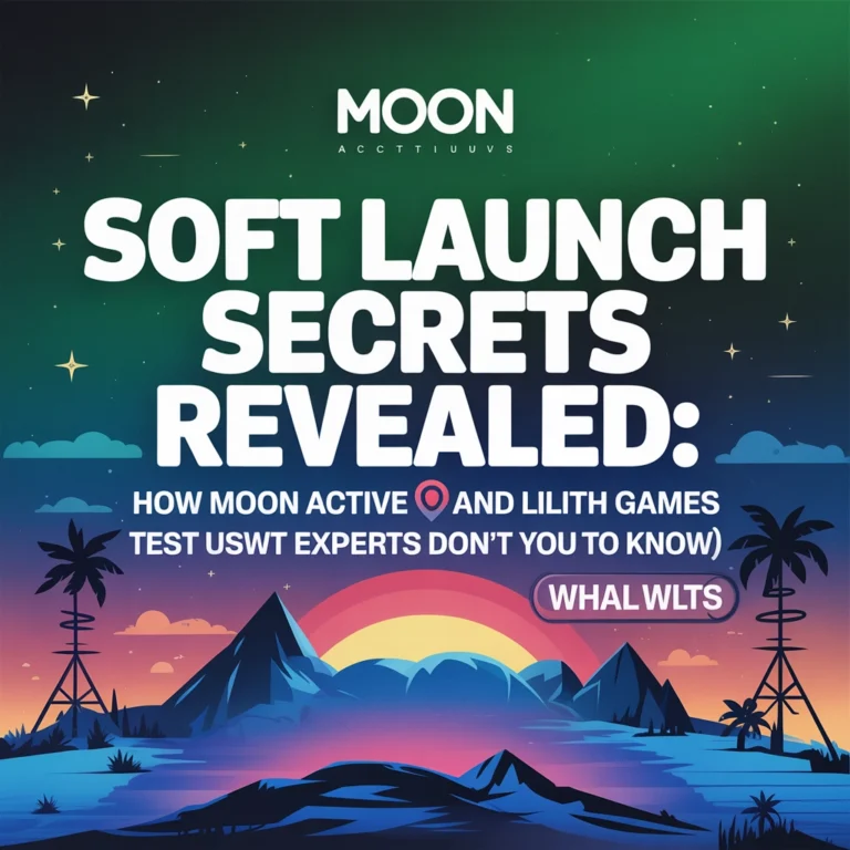 Soft Launch Secrets Revealed: How Moon Active and Lilith Games Test US Markets (What Experts Don't Want You to Know)