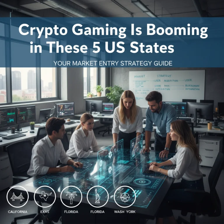 Crypto Gaming Is Booming in These 5 US States: Your Market Entry Strategy Guide