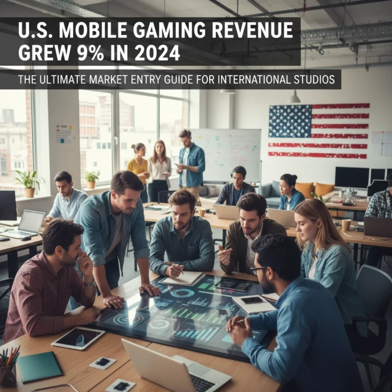 U.S. Mobile Gaming Revenue Grew 9% in 2024: The Ultimate Market Entry Guide for International Studios