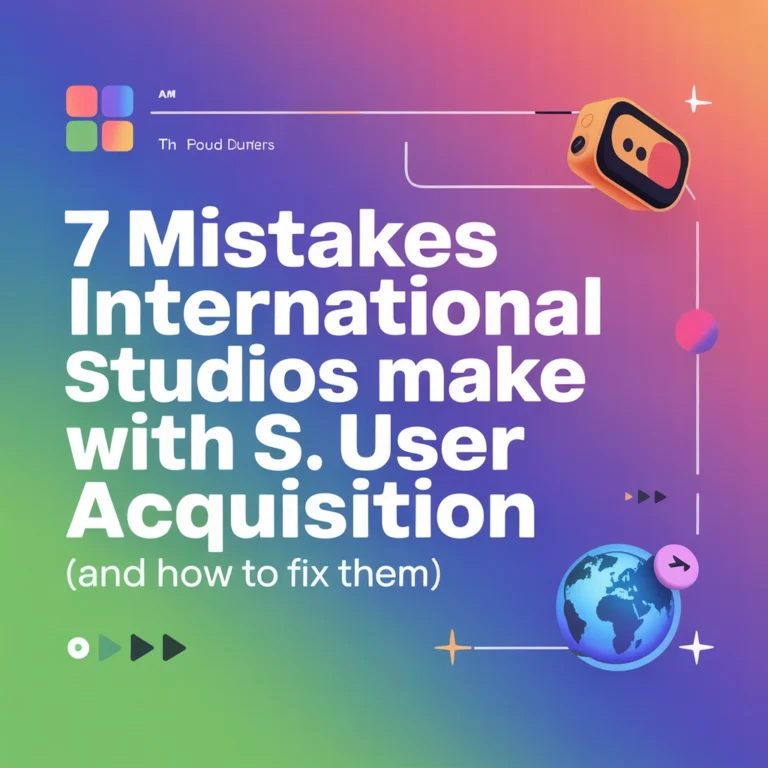 7 Mistakes International Studios Make with U.S. User Acquisition (and How to Fix Them)