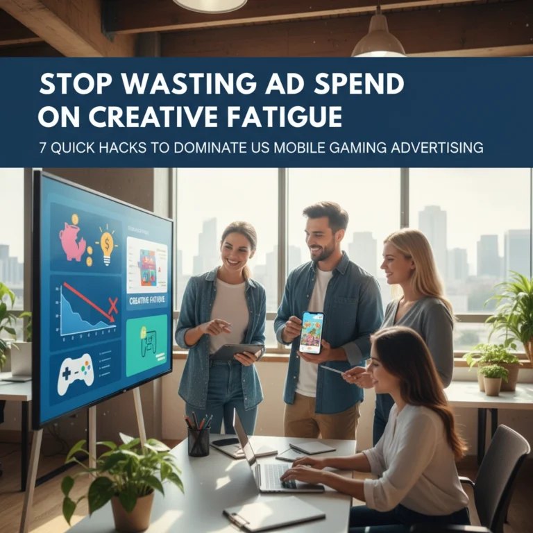 Stop Wasting Ad Spend on Creative Fatigue: 7 Quick Hacks to Dominate US Mobile Gaming Advertising